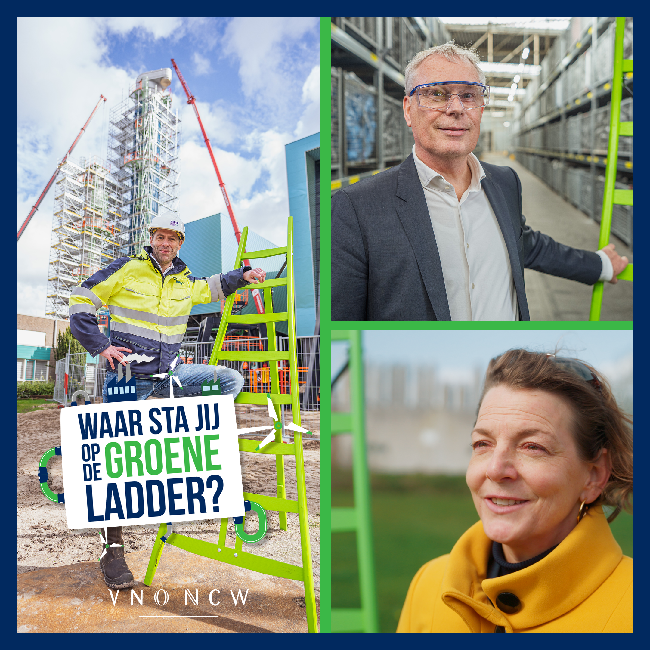 Op de groene ladder: het zesde cluster
