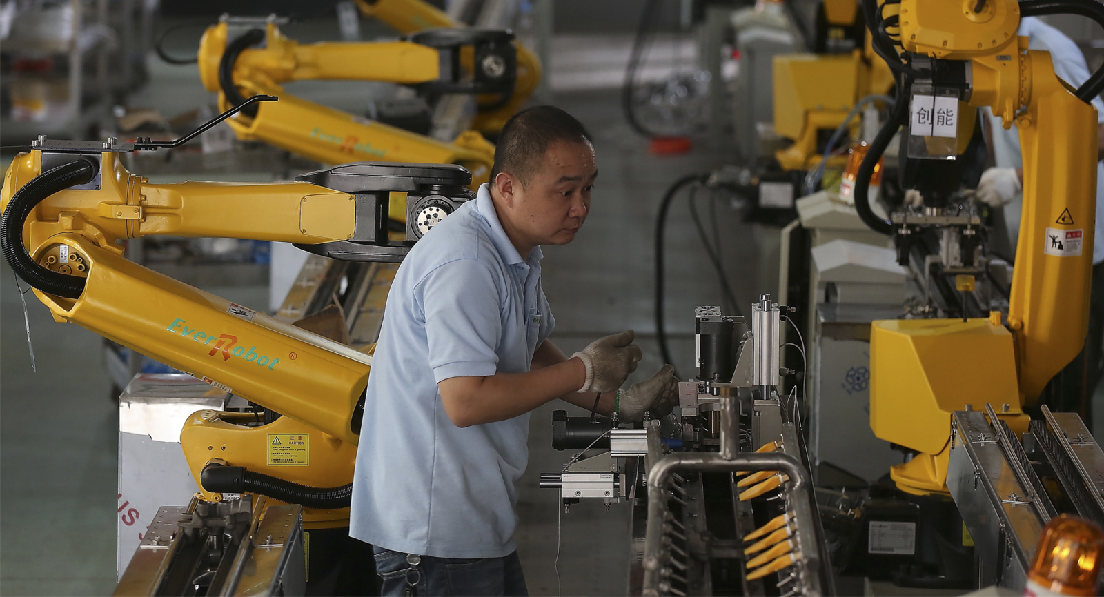100.000 robots per jaar. En China wil ze allemaal hebben