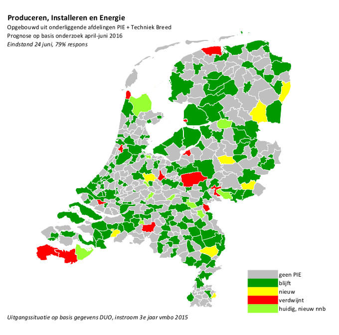 25 Procent van de leerlingen kan geen techniekonderwijs in zijn eigen gemeente volgen. Techniekonderwijs wordt straks niet meer overal aangeboden