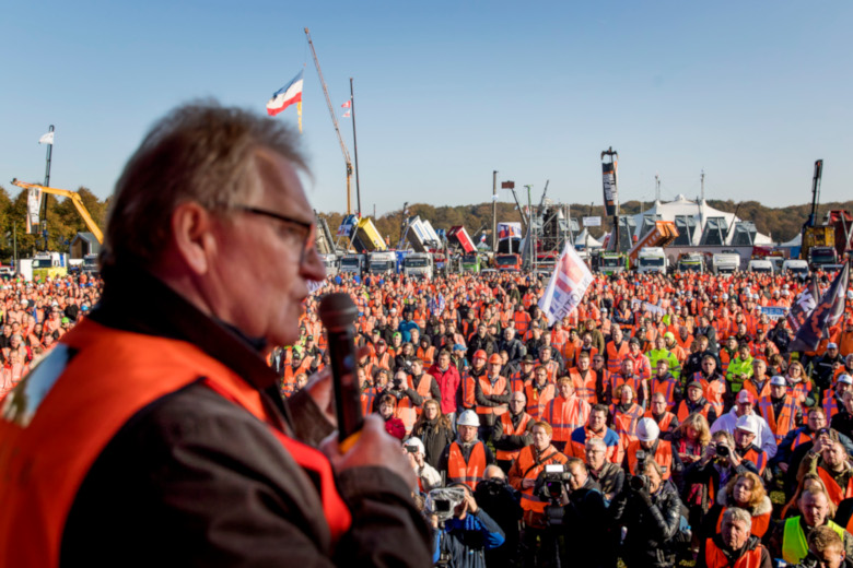 Bouwprotest: 'We willen hier eigenlijk helemaal niet staan'