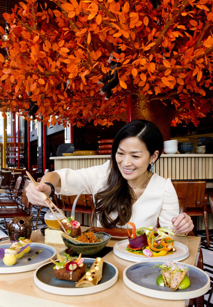 Ook een chef-kok gaat weleens uit eten. Het Amsterdamse Sushisamba is een van de favoriete restaurants van Eveline Wu. Een mix van Japans, Braziliaans en Peruaans eten.