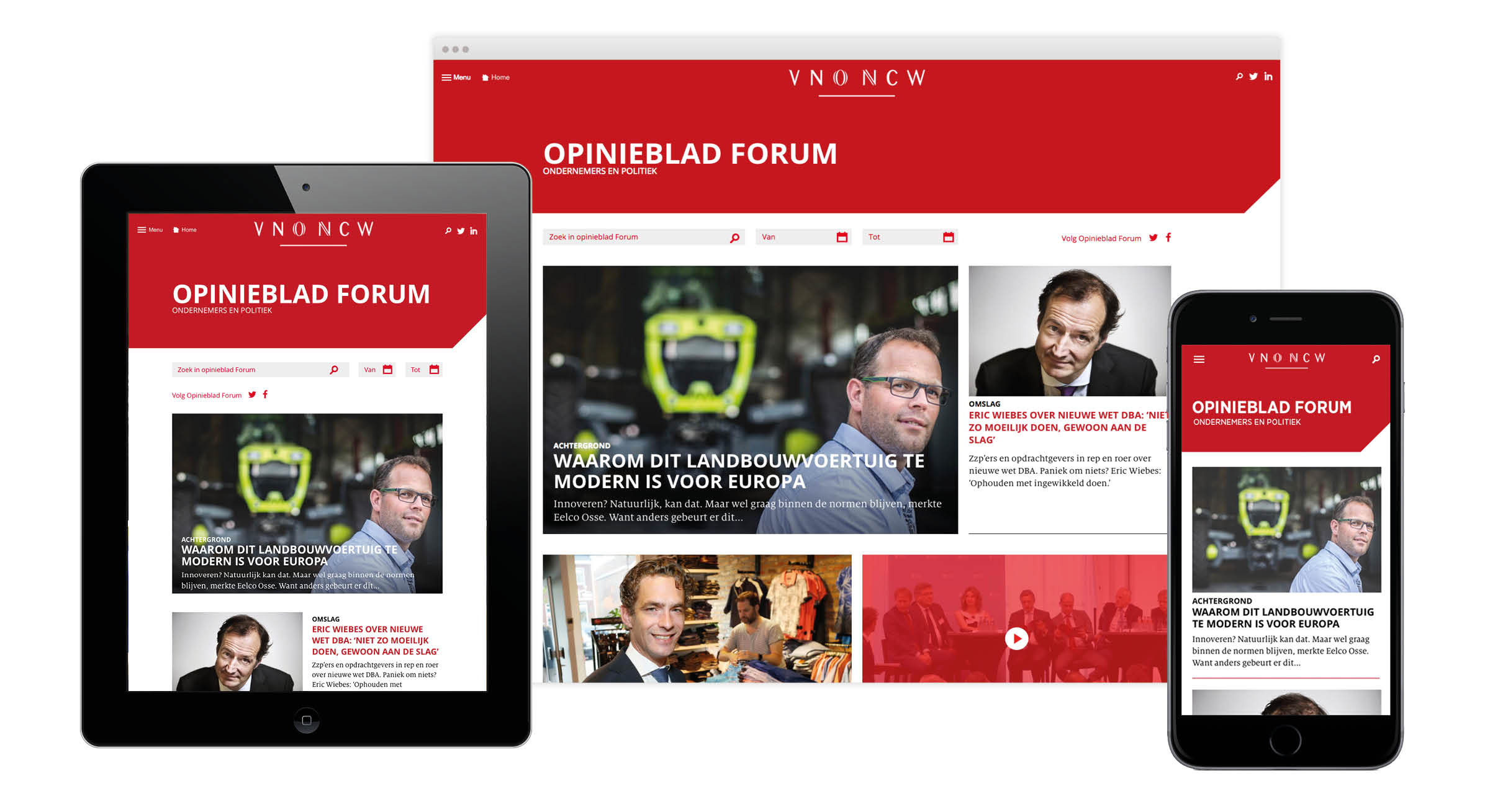 Forum: voortaan maandelijks op de deurmat, dagelijks op de website