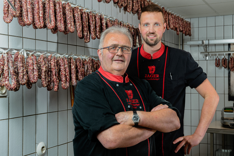 Ineens stond Gerald Jager er alleen voor in de slagerij