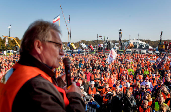 Grond in verzet organiseerde een demonstratie op 30 oktober vorig jaar waarbij ook andere ondernemersorganisaties aansloten