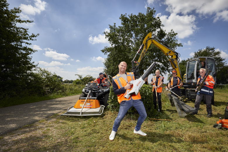 Bas Wijbenga (Vebego) helpt mensen met een beperking