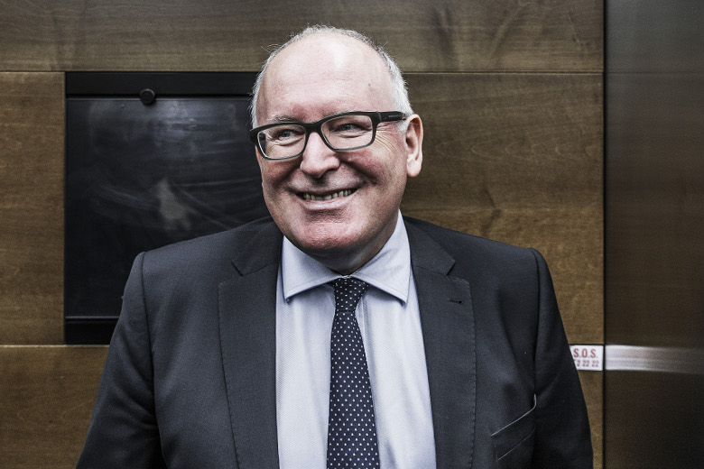 Minder EU-regels? Frans Timmermans: you better hurry up now