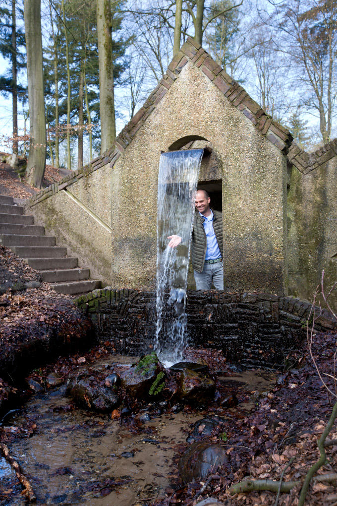 In Tuin de Lage Oorsprong bij Oosterbeek is Wouter Staal geregeld met zijn vrouw te vinden. 'Hier komen we op de beste ideeën'