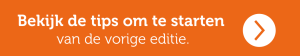 Tekst in beeld: Bekijk de tips om te starten van de vorige editie. De link gaat naar https://www.nlwerktaanwerk.nl/artikelen/zo-begin-je-slim-met-praktische-ai-oplossingen-voor-het-mkb