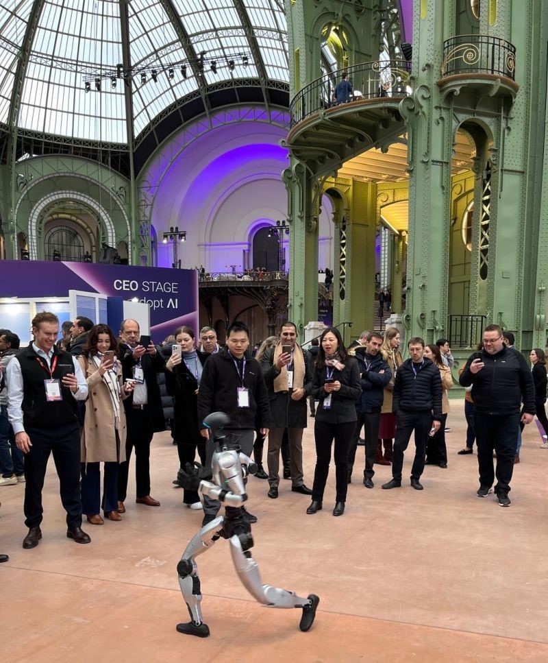 Robot demonstration during Adopt AI Summit