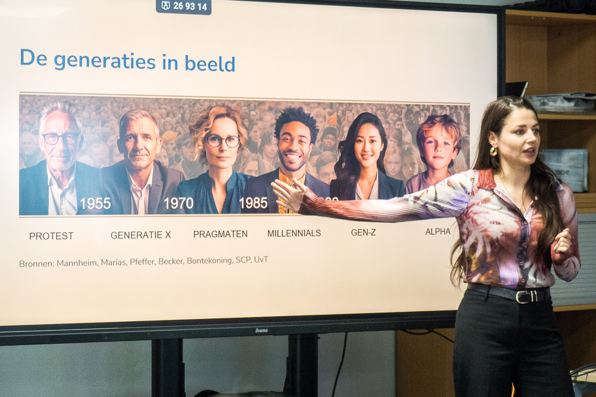 Presentatie van generaties door Robin Jane