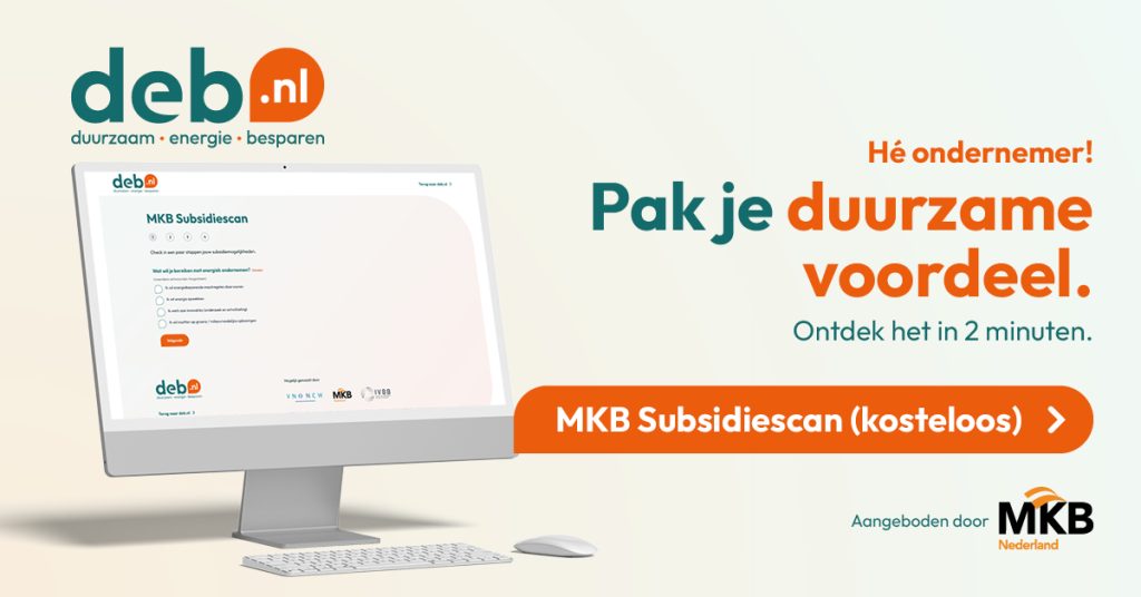 Subsidiescan van DEB.nl